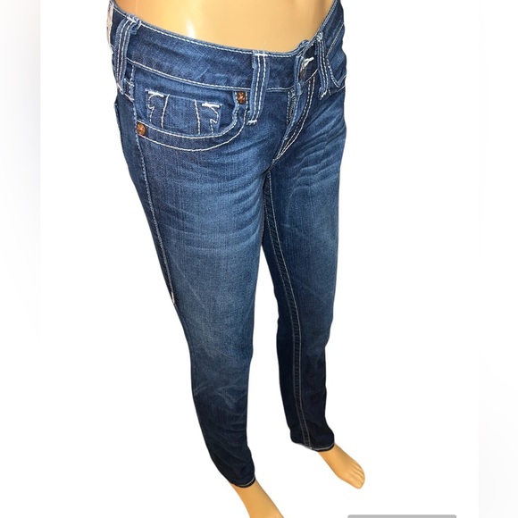 True Religion Women's Billie Low Rise Straight Sup T size 26 - Picture 7 of 9